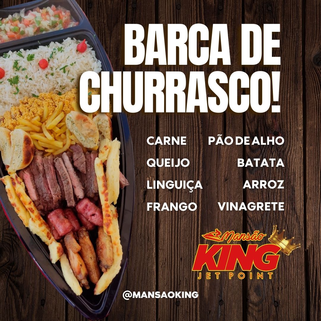 Barca de Churrasco - Mansão King